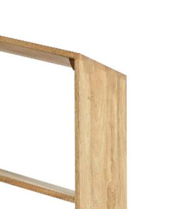 Breez Mango Wooden Bookshelf