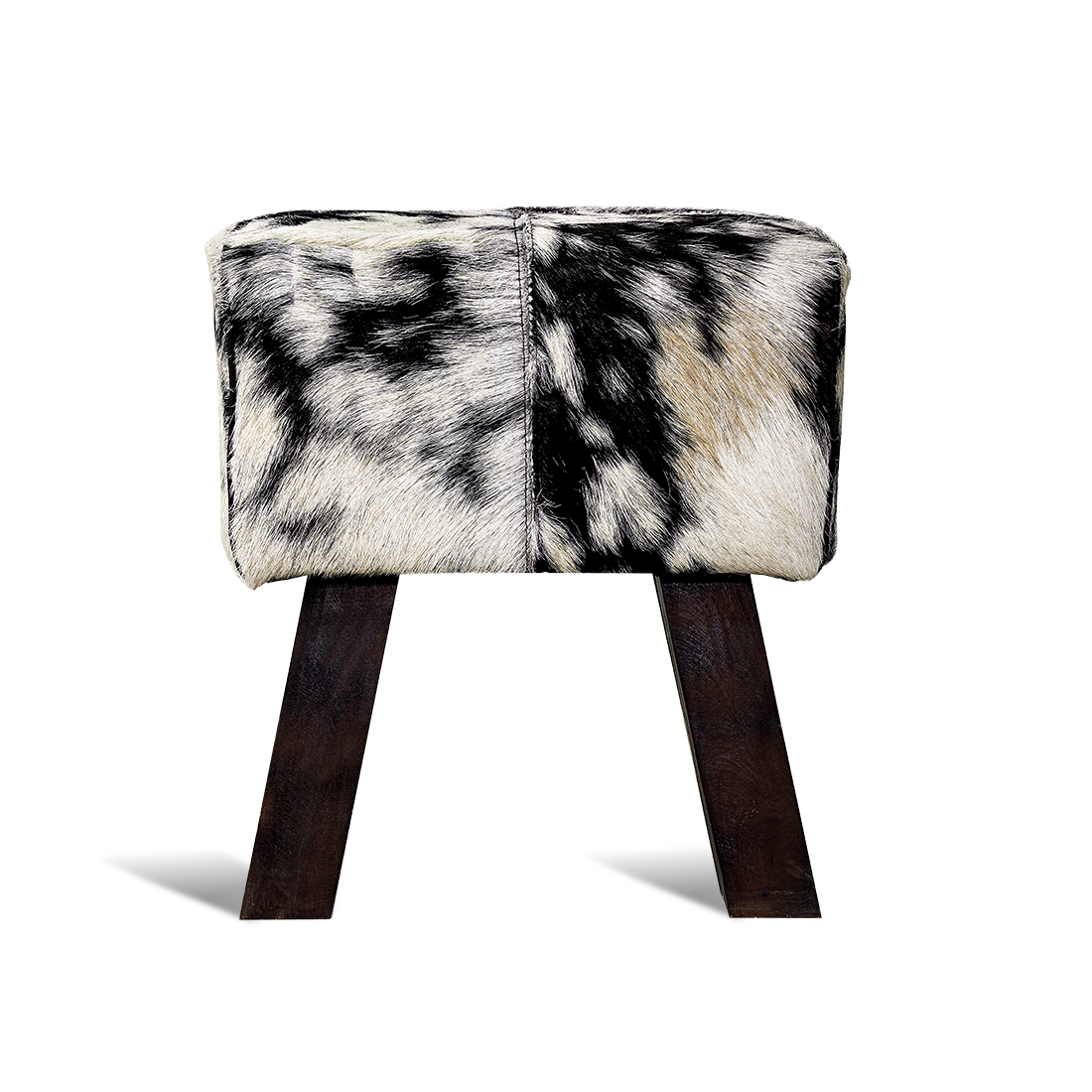 Charlie Pouffe Stool(Black & White)