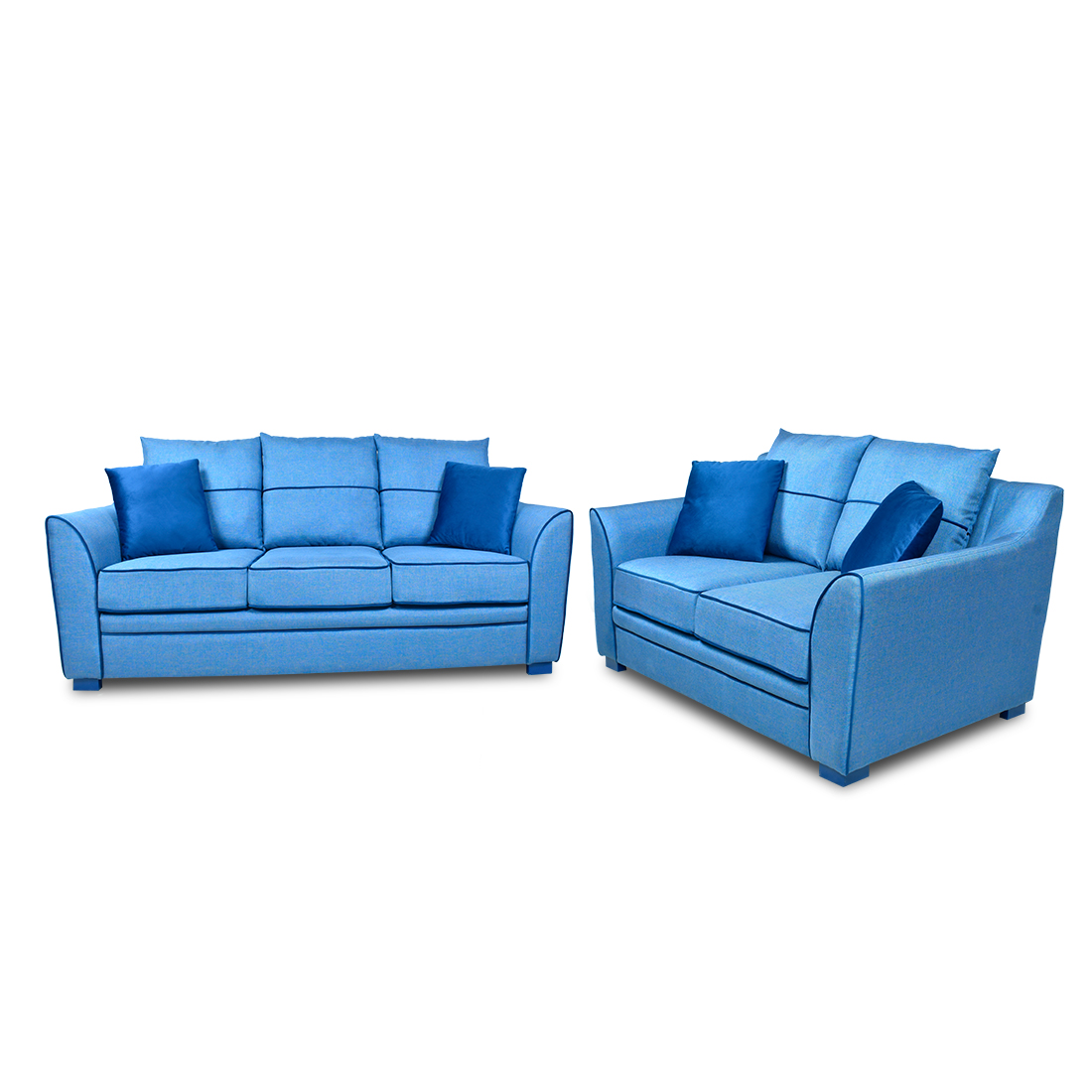 Victoria 3+2 Seater (Light Steel Blue)